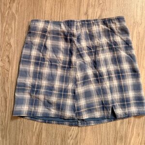 American Eagle Outfitters Navy and White Denim Label Detail